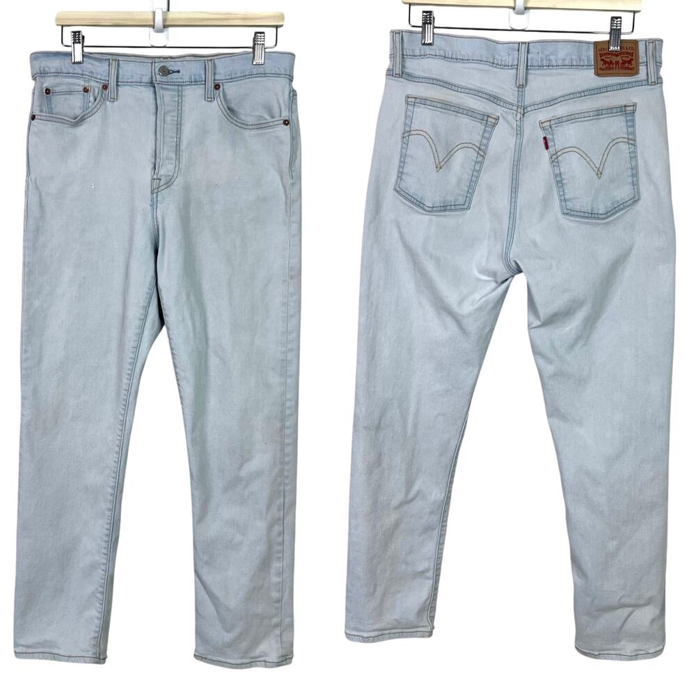 Levi's Women's Size‎ 32 Button Fly Super Light Wash Wedgie Straight Denim Jeans